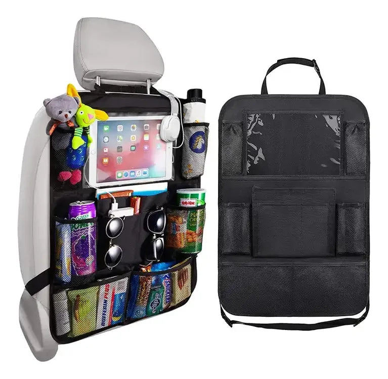 Organizador De Carro Asiento Trasero Organizador Vehículo Negro