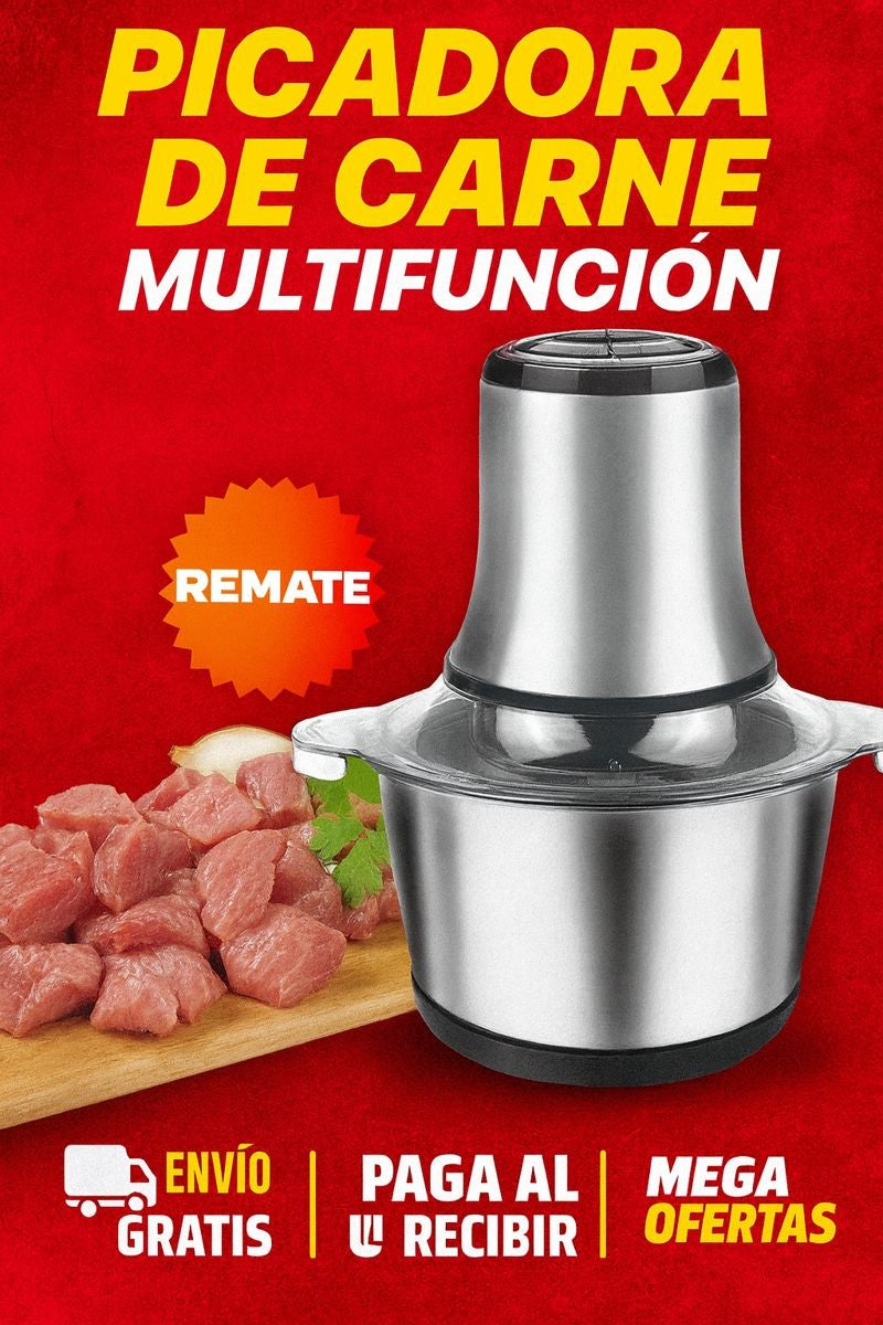 PICADOR ELÉCTRICO PREMIUM ACERO INOXIDABLE