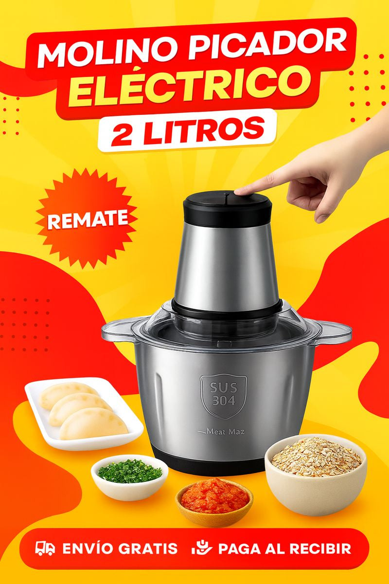 PICADOR ELÉCTRICO PREMIUM ACERO INOXIDABLE