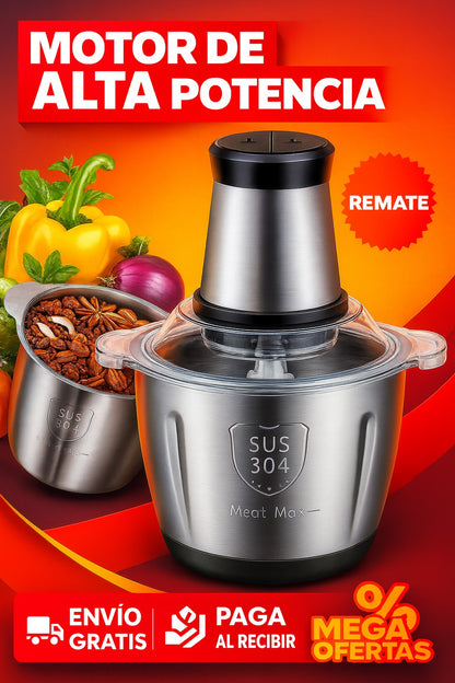 PICADOR ELÉCTRICO PREMIUM ACERO INOXIDABLE