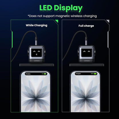 Cargador UGREEN Nexode 30W Tipo C Carga Rápida GaNRobot