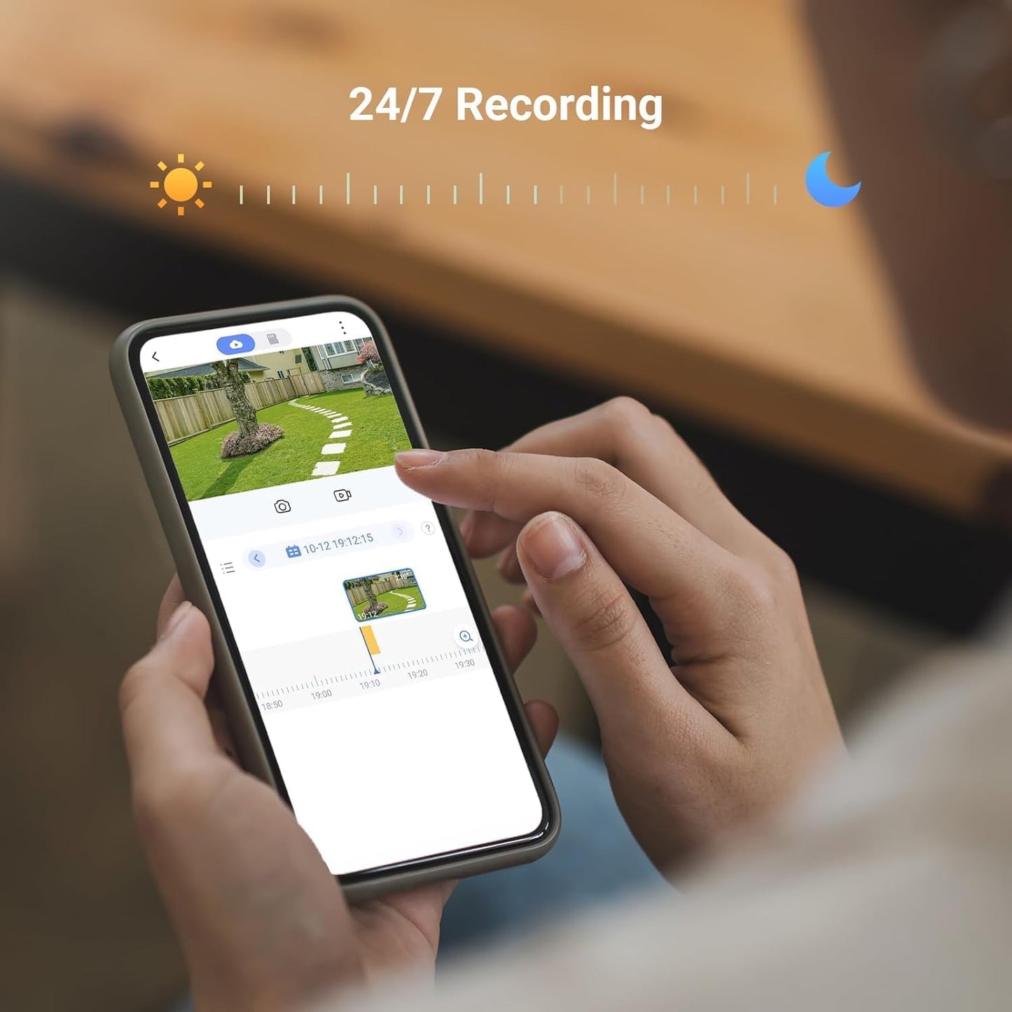 Cámara de seguridad Ezviz C8C 4mm con resolución 2MP visión nocturna incluida color blanco/negro