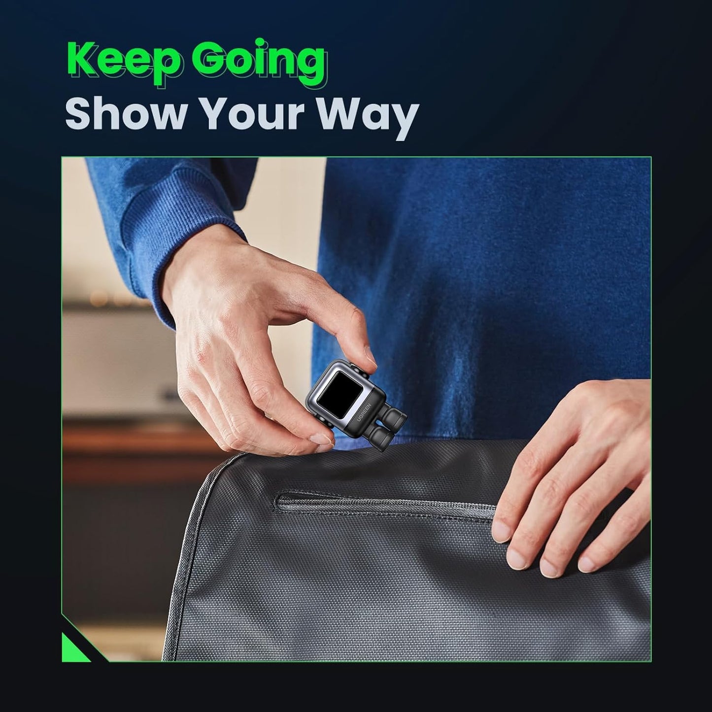 Cargador UGREEN Nexode 30W Tipo C Carga Rápida GaNRobot