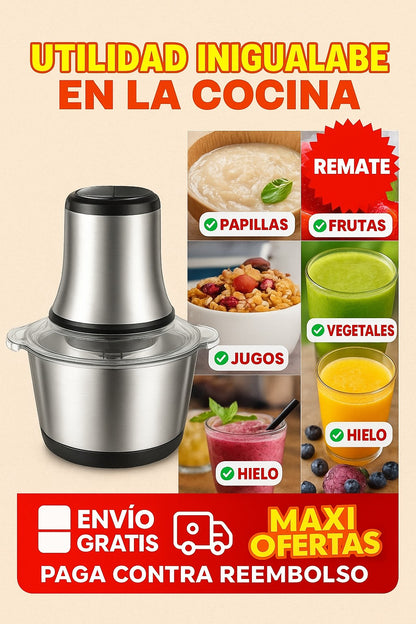 PICADOR ELÉCTRICO PREMIUM ACERO INOXIDABLE