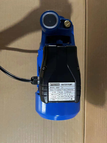 Bomba Electrica Bt Machine Qb-60 Motobomba Agua 1/2 Hp Cobre