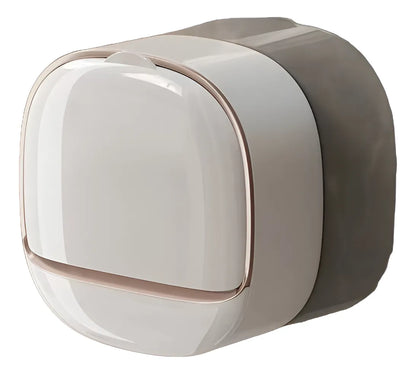 Jabonera Pared Ducha Tapa Abatible Adhesiva Bandeja Drenaje