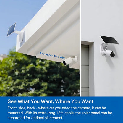 Cámara Tapo C402 Solar Inalámbrica 1080p Para Exteriores Con Visión Nocturna