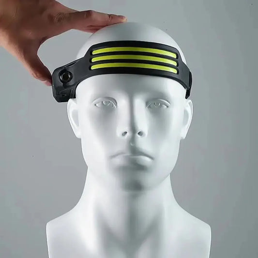 Linterna Frontal 3 Tiras Led Modos De Luz Impermeable