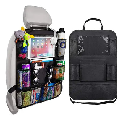 Organizador De Carro Asiento Trasero Organizador Vehículo Negro