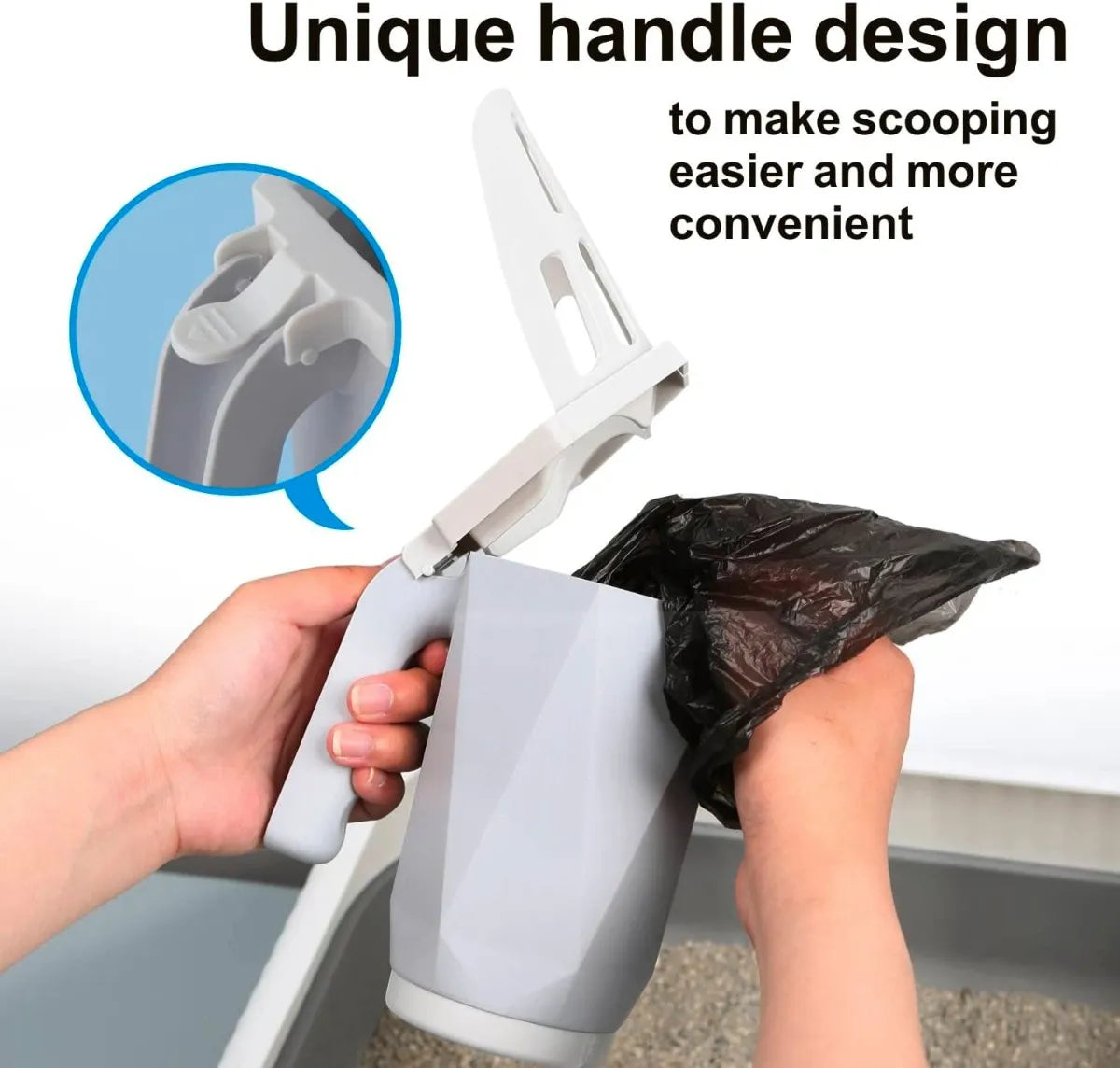 Pala recogedora De Arena Para Gatos Con rollo de 15 bolsitas