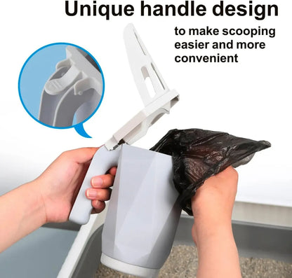 Pala recogedora De Arena Para Gatos Con rollo de 15 bolsitas